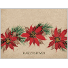 Poinsettia Folded Notes