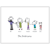 Paper People Notes (Up to 5 Characters)