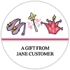 Princess Round Labels