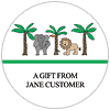 Safari Round Labels