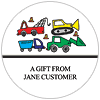 Truck Round Labels