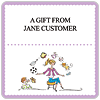 Mom Juggling Square Label