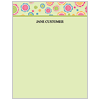 Flower Dots Memo Pads