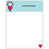 Big Heart Memo Pads