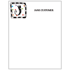 Polka Dotted Monogram Mini Memo Pads