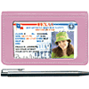 Pink Debit Caddy