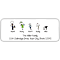 Paper People Address Labels (up to 5 Characters)