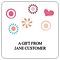 Hearts, Bursts & Circles Chester Gift Labels