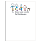 Paper People Small Memo Pads (Up to 5 Characters)