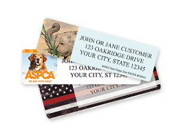 thumbnail image 2 of Personalized Address Labels – Country Deer Background – Premium Labels (jx 49) 2 of 3
