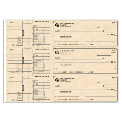 General/Hourly Payroll Check - Antique