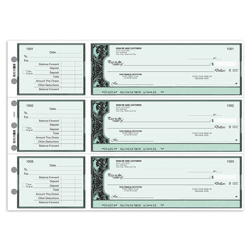 3-To-A-Page - Currency Checks