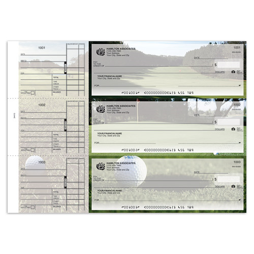 3-To-A-Page Checks - Golf