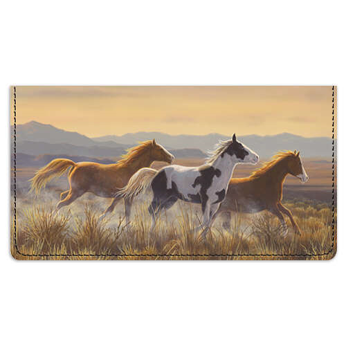 Wild Horses Leather Checkbook Cover | Walmart Checks