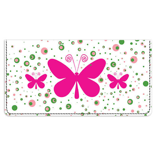 Bright Butterflies Leather Cover