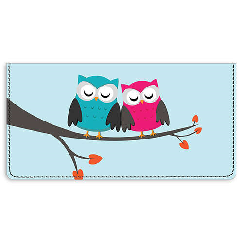 Whimsical Owls Leather Cover