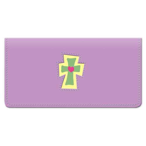 Cross Leather Cover - Purple