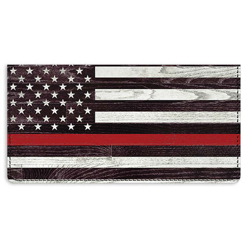Support Our Firefighters Leather Cover