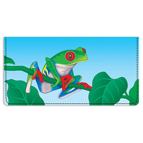 Red-Eyed Tree Frog Leather Cover