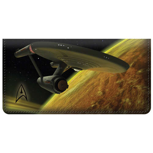 Star Trek Classic Leather Checkbook Cover