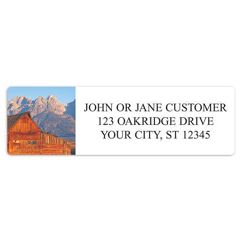 Mountain View Address Labels