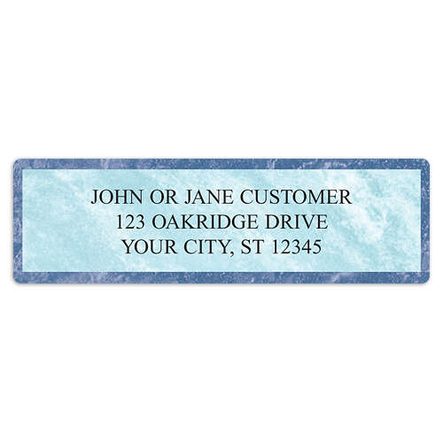 Classic Marble Address Labels